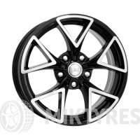 КиК Сочи (КС460) 6x15 5x105 ET 39 Dia 56.6 (черный алмаз)